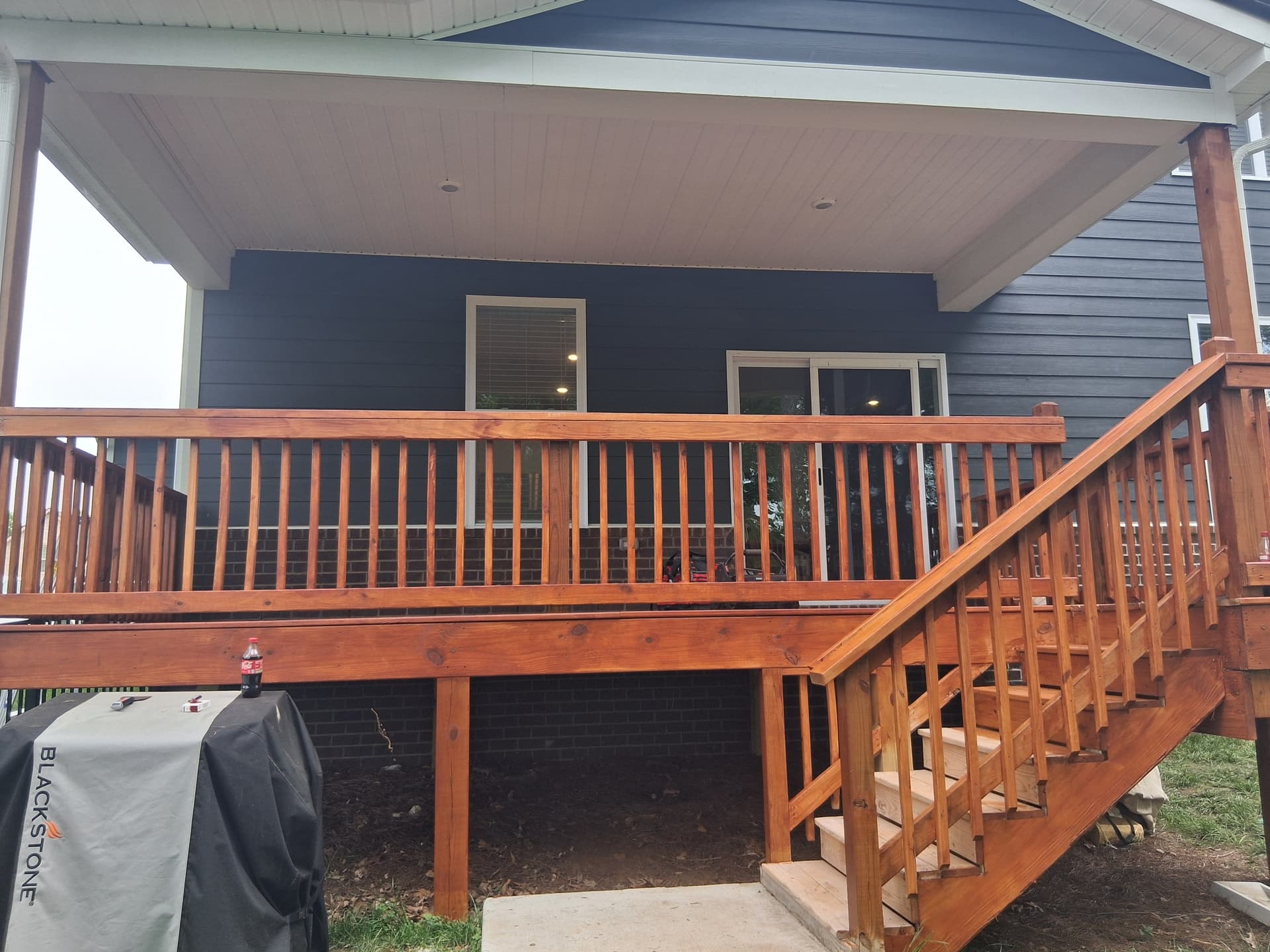 Gallery photos for Open Deck to Screened Porch in One Day Clarksville: Image #1