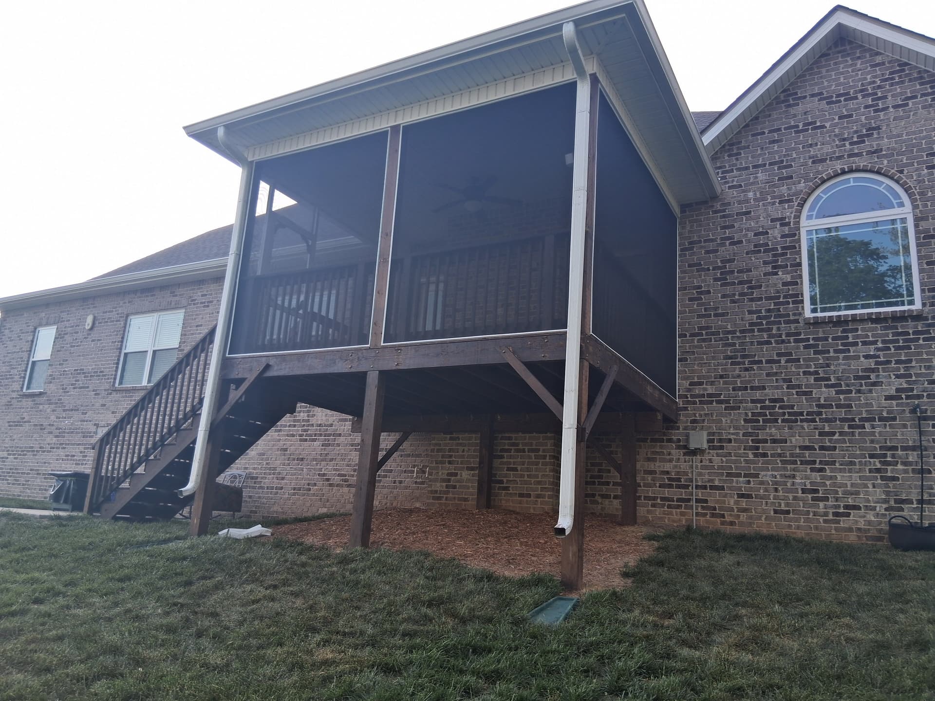 Elevated Screened Porch Built and Done in One Day image