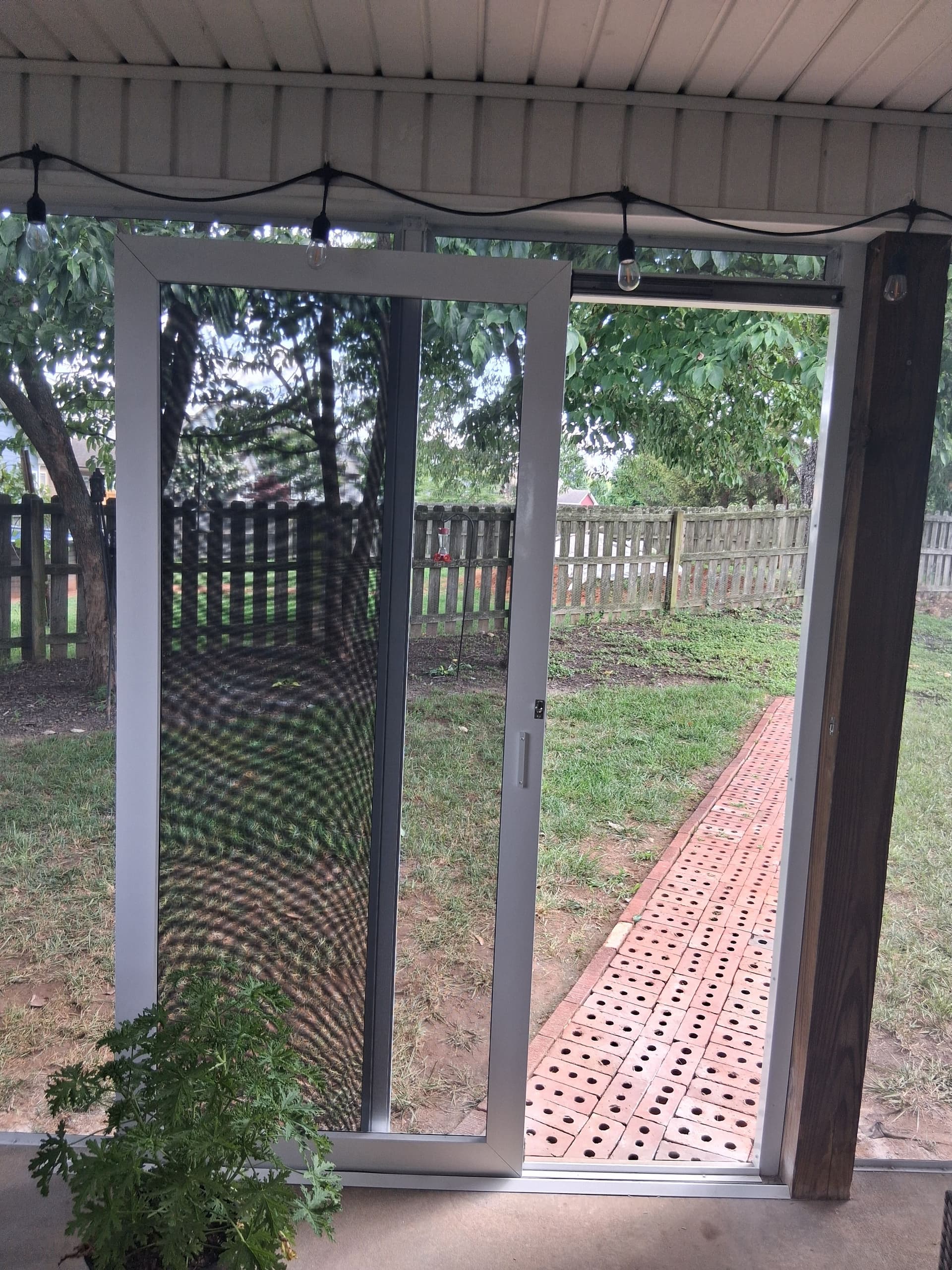 Gallery photos for No-See-Um Screen Porch With Sliding Screen Door: Image #1