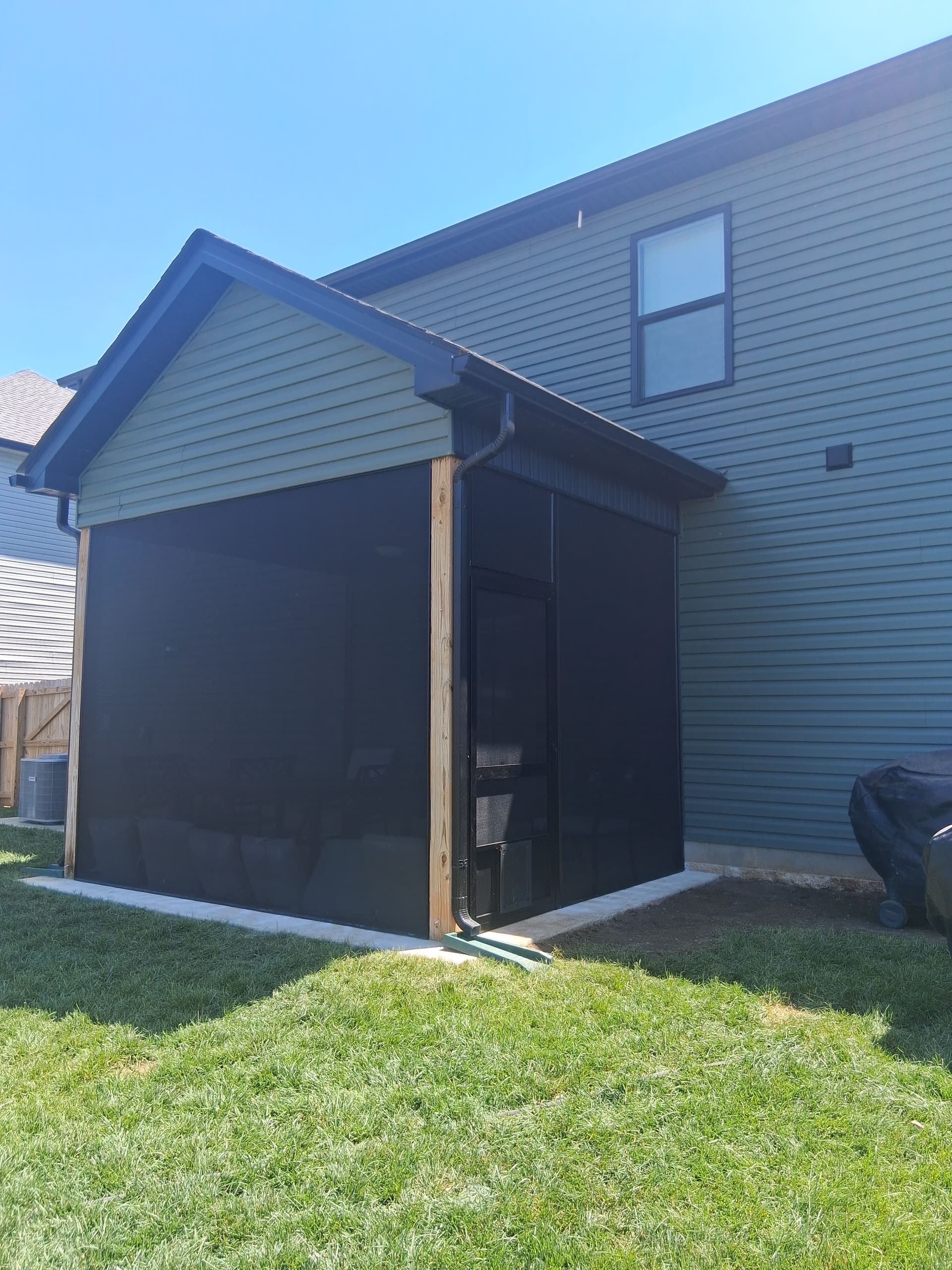 Screen Porch Pet Door Addition for the Whole Family image