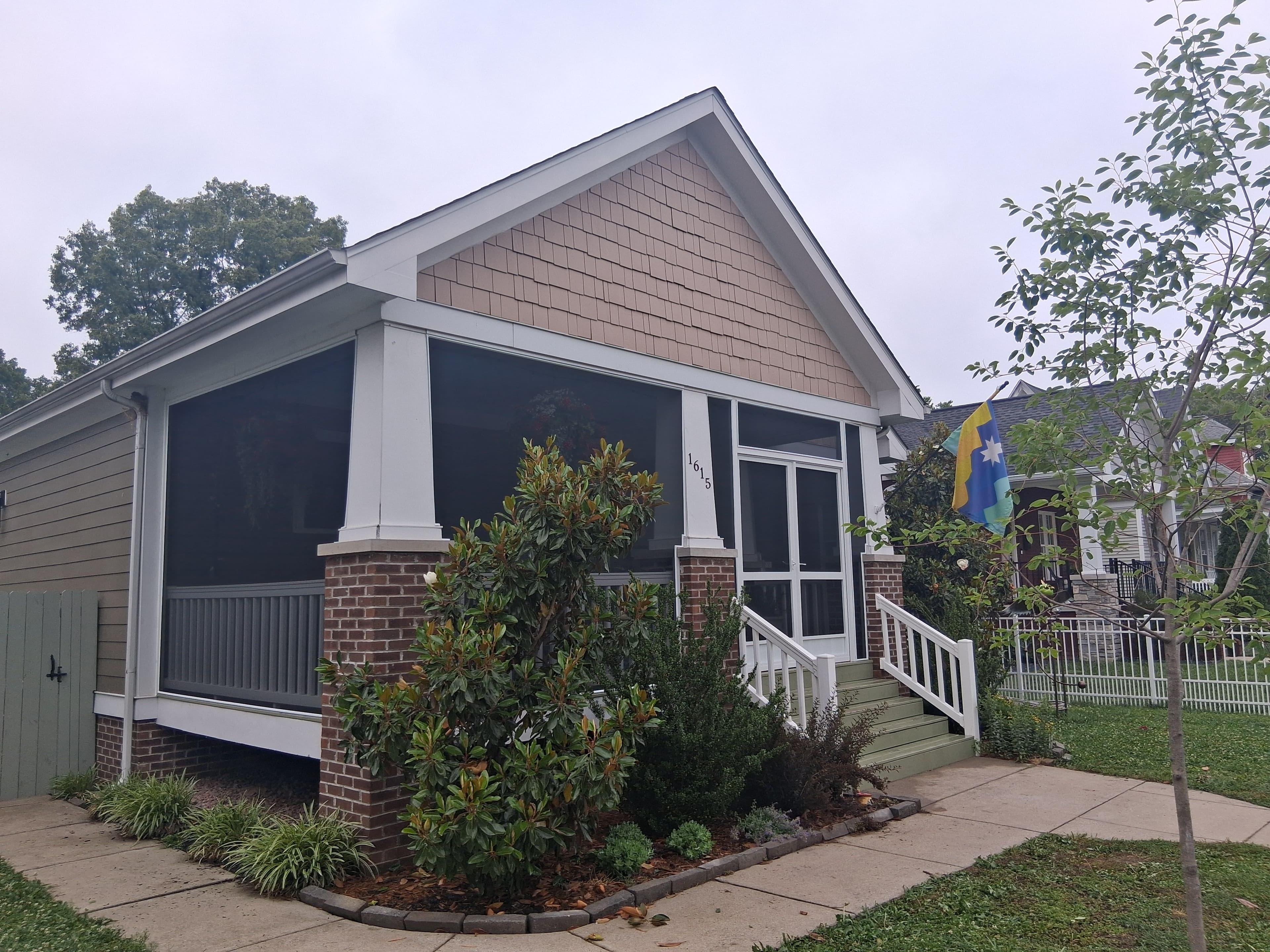 Project Screened Porch with French Doors on a Paducah Historic District Home image