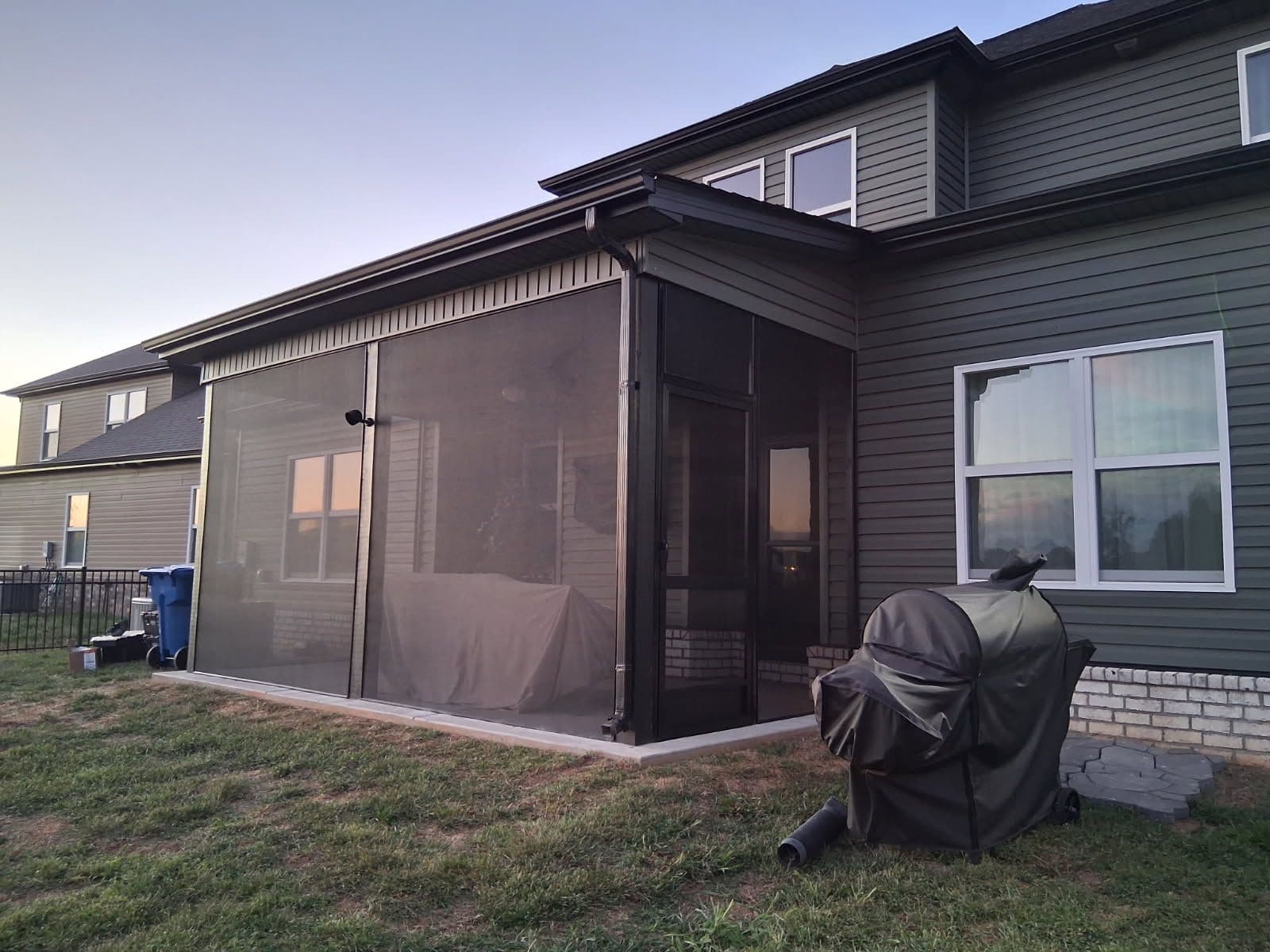 Screened Porch Transformation in Clarksville image