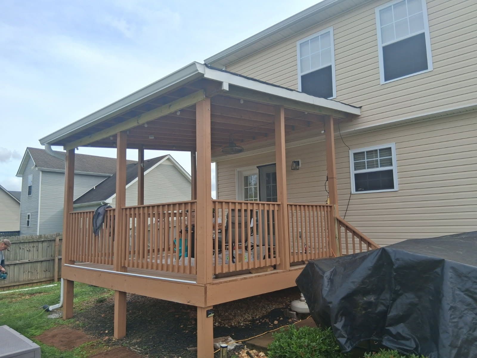 Gallery photos for Expanding Comfort with a Covered Porch: Image #1