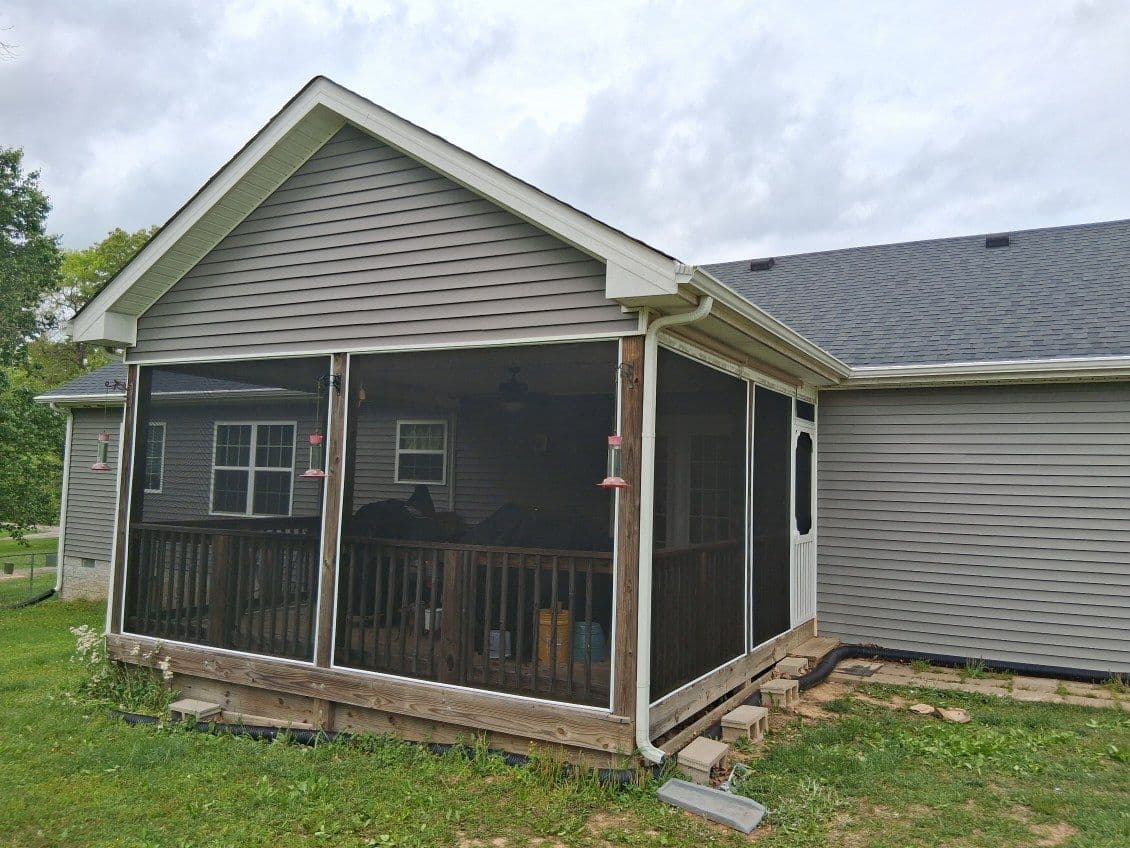 Gallery photos for Porch Transformation in Woodlawn TN - Bug-Free Comfort: Image #1