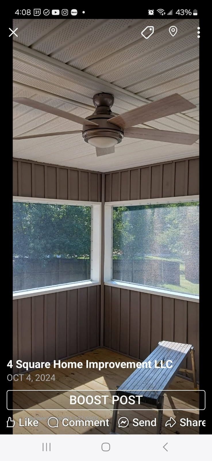 Gallery photos for Relax in Style with a Custom Screened Porch: Image #1