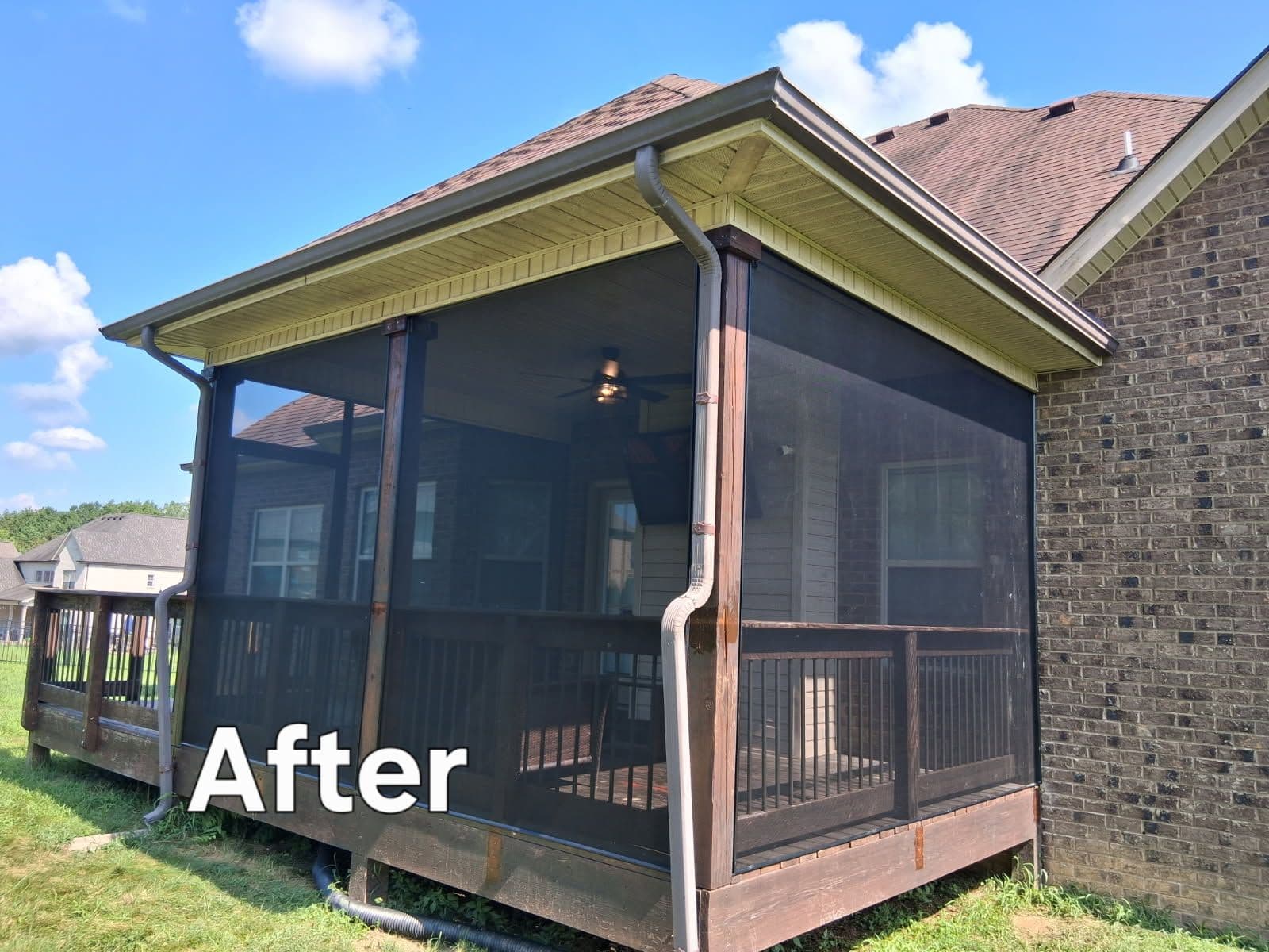Gallery photos for Screened Porch Refresh in Sango TN: Image #1