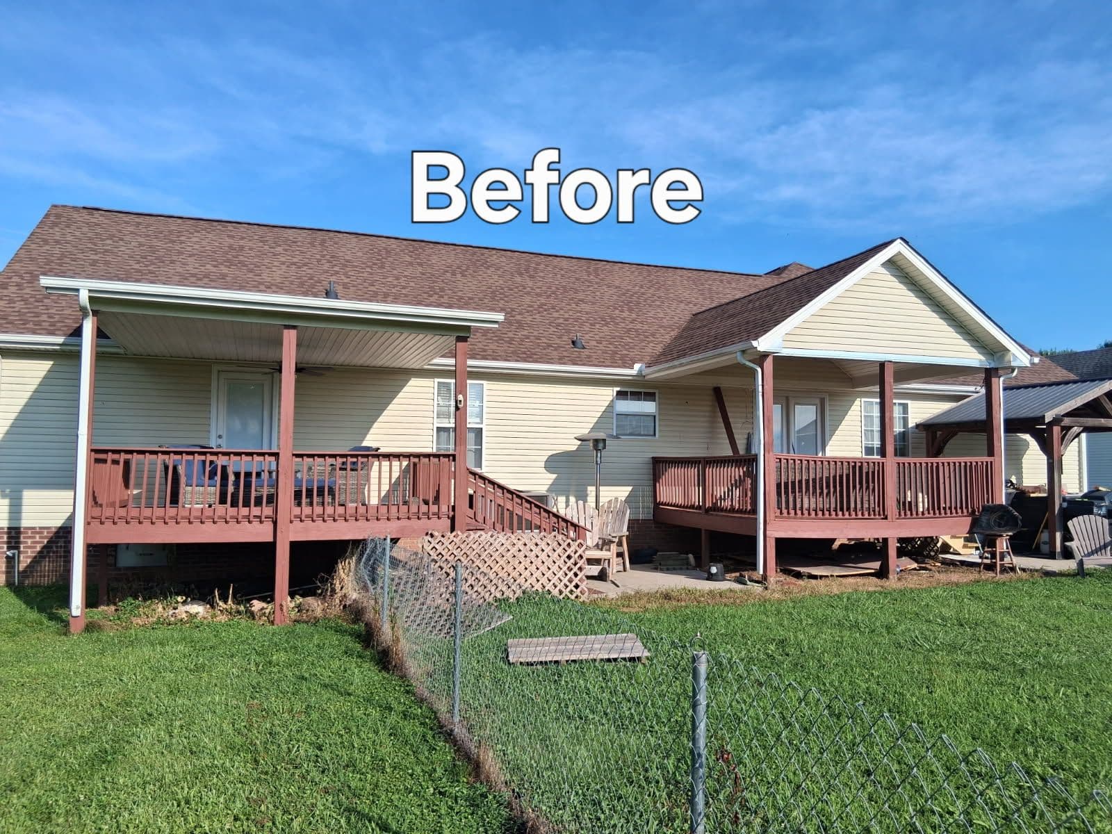 Clarksville Double-Decker Screen Porch Transformation image