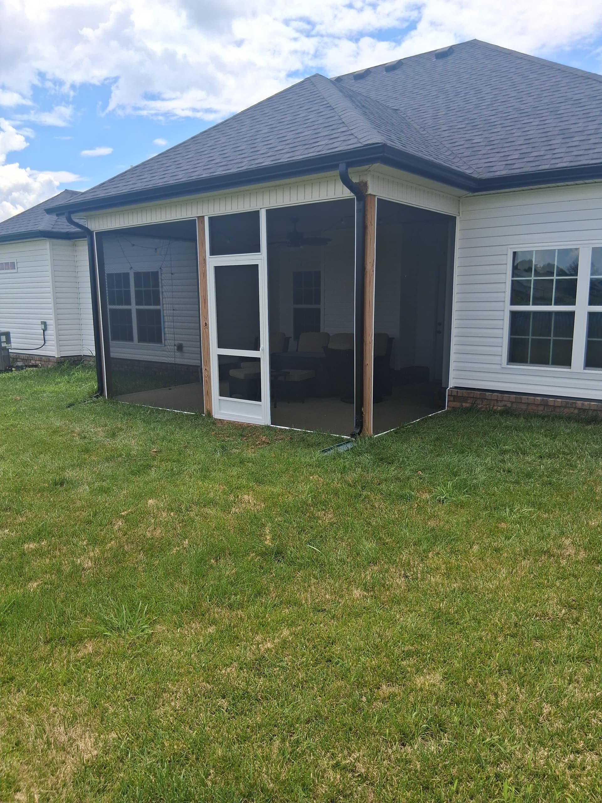 Gallery photos for Open Patio Gets a Full Screen Enclosure in Clarksville TN: Image #2
