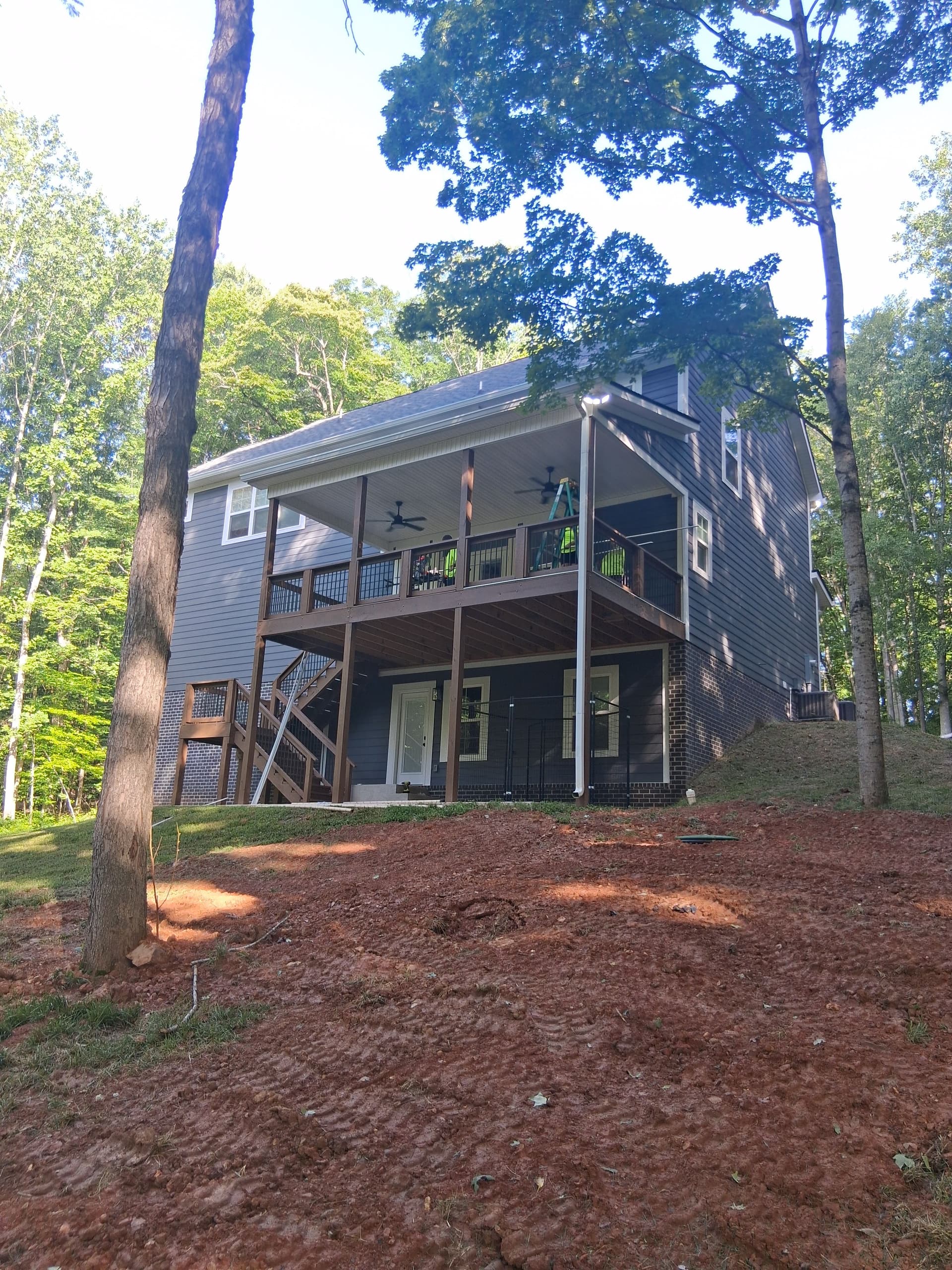 Gallery photos for Screened Deck Build Brings a Wooded Backyard to Life: Image #1