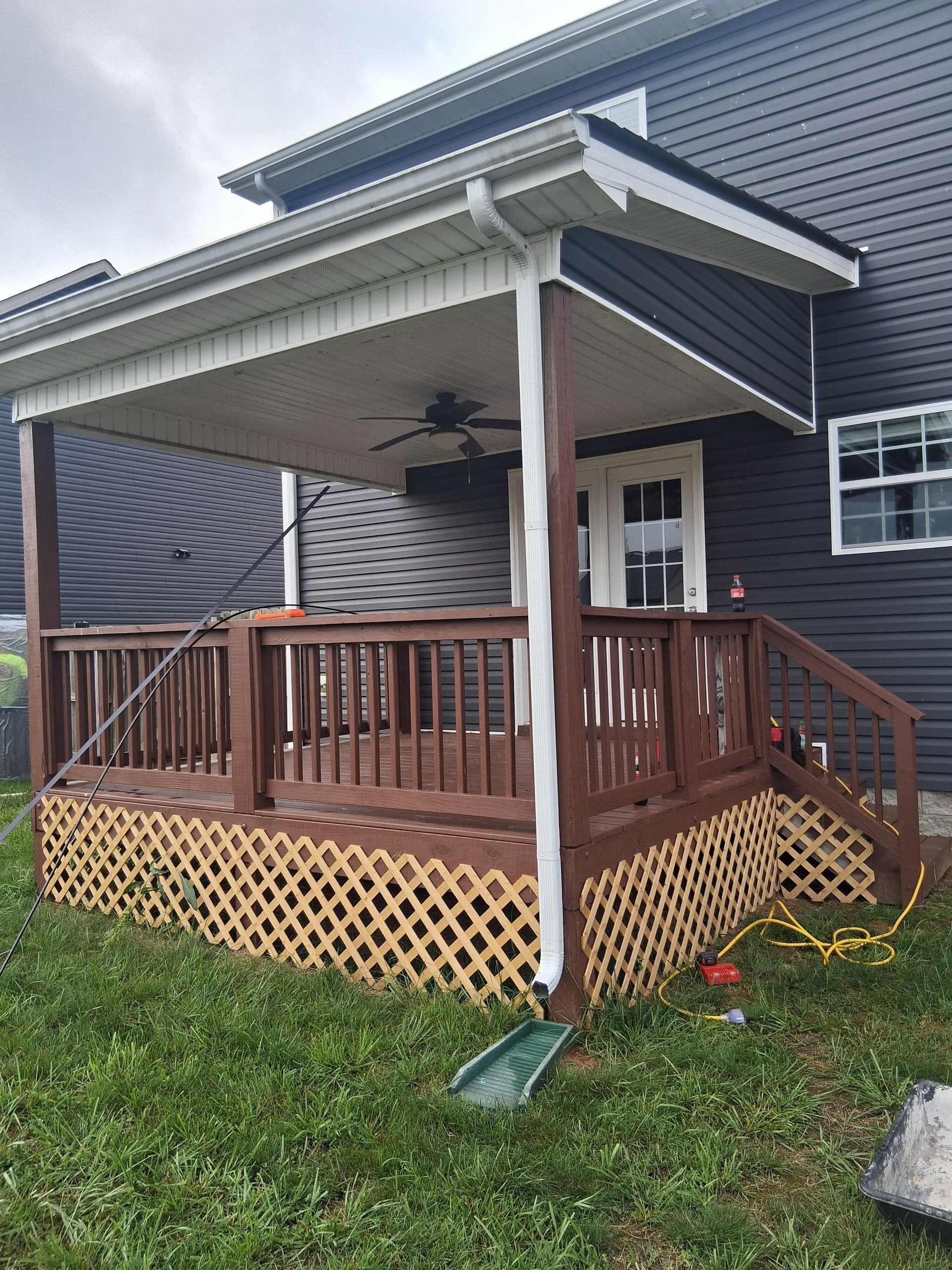 Open Porch Gets Screened In for a Clarksville Homeowner image