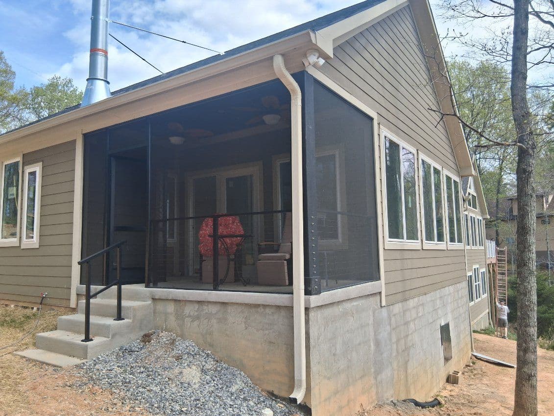 Gallery photos for Screened Porch Build with Stunning Lake and Wooded Views: Image #2